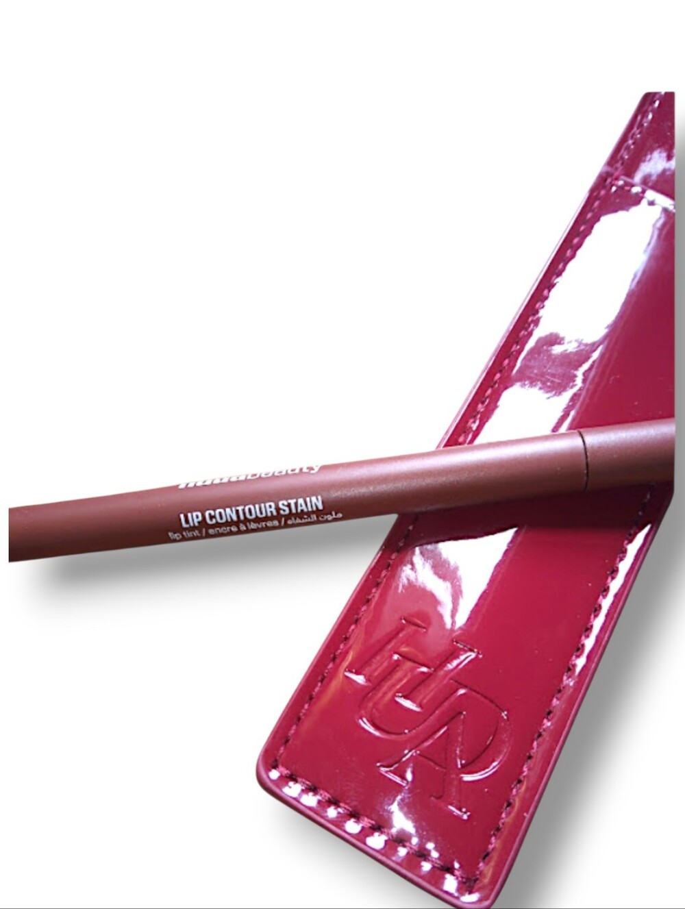 HUDA BEAUTY Strawberry Latte Collection Lip/Blush Set + Heart Mirror NEW - Picture 3 of 16